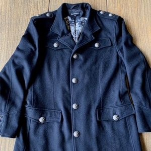 Royal Underground Men’s Cashmere Military Jacket